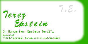 terez epstein business card